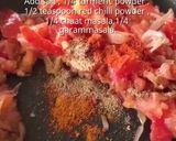 A picture of step 2 of Masala Bread.
