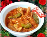 A picture of step 4 of Chicken charsi Karahi.