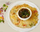 A picture of step 4 of A Healthy Uthappam.