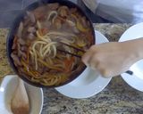 A picture of step 7 of Beef Yaki Udon 🍻.