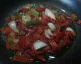 Foto del paso 2 de la receta Pasta con salsa de piquillos