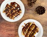 Foto langkah ke 4 dari resep Pisang Panggang Siram Raw Coklat.