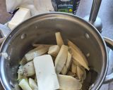 Fehérrépa püré udon tésztával recept fázis 2 fotója