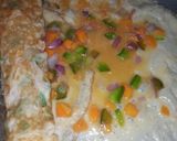 A picture of step 5 of Korean omellete.