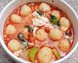 Foto langkah ke 5 dari resep Cilok Kuah dari Mie Instan.