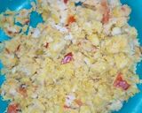 A picture of step 2 of Yam roll.