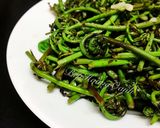 Hình bước làm 2 của món Rau Choại (Đọt Choại) Xào Tỏi