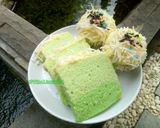 Foto langkah ke 11 dari resep Bolu pandan keju kukus.