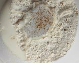 A picture of step 1 of Paneer tikka parcel.