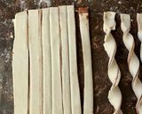 A picture of step 3 of Nutella twists.