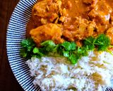 A picture of step 8 of Coconut Chicken Curry.