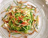 Hình bước làm 4 của món Gỏi bầu