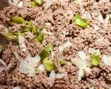 A picture of step 2 of Baked Beef and Potato Burritos.