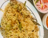 A picture of step 10 of Beef Yakhni Pulao.