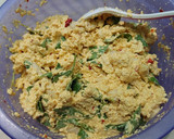 Foto langkah ke 5 dari resep Pepes Tahu Jamur.