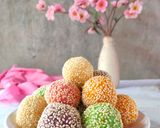Foto langkah ke 5 dari resep Onde-onde pelangi.