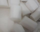 A picture of step 1 of Muli ke paraathe.