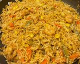 A picture of step 6 of Shrimp Fried Rice.