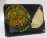 A picture of step 7 of Gawar potato sabji.