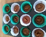 Foto del paso 3 de la receta: Muffin de chocolate rellenos de dulce de leche 😋