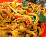 Foto langkah ke 8 dari resep Usus ayam bumbu kuning.