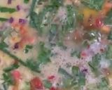 A picture of step 4 of 10 mins Hara lehsan Omelette (green garlic omelette).