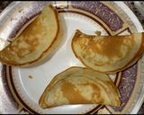 A picture of step 4 of Atayef/ KatayefArabic sweet pancakes.