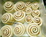 A picture of step 3 of Soft,easy cinnamon rolls.
