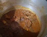 A picture of step 4 of Beef Aloo gosht.