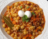 Foto del paso 2 de la receta: Potaje de garbanzos con arroz y verduras