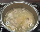 Foto del paso 3 de la receta: Caldo de pollo con jamón y verduras