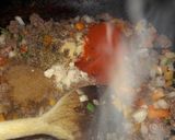 A picture of step 4 of My burrito beef rice.