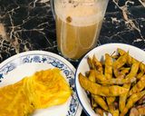 A picture of step 1 of Pumpkin seeds smoothie.