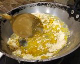 A picture of step 1 of Mohanthal.