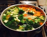 A picture of step 5 of Chicken Soup with Vegetables.