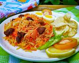 Foto langkah ke 9 dari resep Arabian Lamb Biryani ala Chef Muhammad.