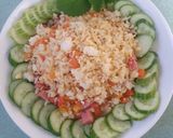 Hình bước làm 6 của món Cơm chiên