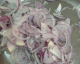 A picture of step 2 of Masoor biryani.