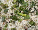 A picture of step 8 of Beef Pulao 😋.
