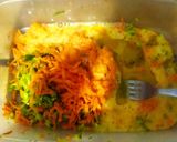A picture of step 1 of Savory Zucchini and Carrot Muffins.