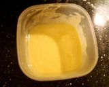 A picture of step 2 of Homemade pound cake with buttercream frosting😍🎂.