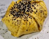 Foto del paso 2 de la receta: QUESO🧀BRIE Hojaldrado🥐, en Cama de Pesto🌿...!