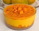 A picture of step 18 of Sunshine Bliss-No-Bake Mango Cheesecake.