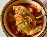 Foto langkah ke 10 dari resep Pangsit Ayam Kuah Pedas.
