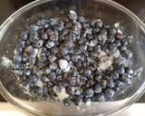 Simple blueberry crumble