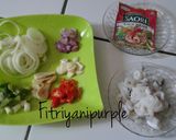 Foto langkah ke 1 dari resep Cumi pedas Asam Manis.