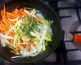 Foto del paso 2 de la receta: Cintas de espinaca con vegetales #elijococinar
