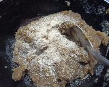 A picture of step 5 of Wheat flour jaggery halwa.