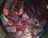 A picture of step 1 of Spicy mutton Curry.
