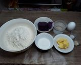 Foto langkah ke 1 dari resep Roti sobek ubi ungu.